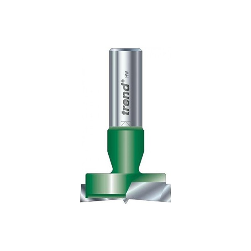 Trend CraftPro Dowel Drill Router Cutter Bit, 1/2 Inch Shank,