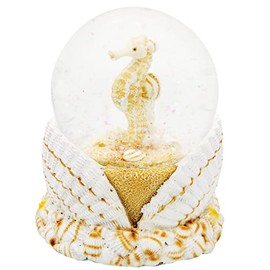 Beachcombers Seahorse Water Ball with Shell Multi