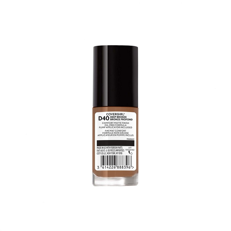 COVERGIRL TruBlend Matte Made Liquid Foundation, Deep Bronze , 1