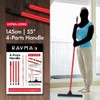 Rubber Floor Squeegee by RAVMAG - Heavy-Duty with 17.7 Inch