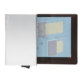Strellson - Camden Credit Card Holder 6 x 10 x 1 cm, RFID Protection, Dark Brown, for Men, ID Cover