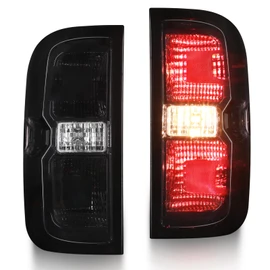 MAYELLO Smoked Black Halogen Tail Lights for 2014-2019 Chevy Silverado