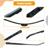 ZXFRC Front Windshield Wiper Arm & Blade Kit Compatible With