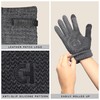 Cole Haan Knit Grey Winter Gloves Men Size Large/XLarge, Lightweight