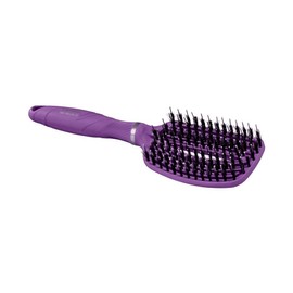 Artero Ge-Bion 17 Flexible Detangling Hair Brush for Women, Men and Children, Ionic, Reduces Static Electricity (Purple)