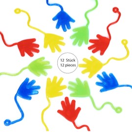 CEJAMA Clapping Hands for Children Set of 12 – Colourful Gossip Hands Ideal as a Guest Gift, Party Bag, Gift for Children's Birthday Parties or Nursery