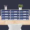 N/A 4-Tier Mail Sorter Organizer Countertop Literature Student Mailbox for
