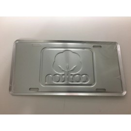 Seal Of Cotton Houndstooth Patten Seal Of Cotton Logo Metal Car Tag License Plate - Alabama Fan