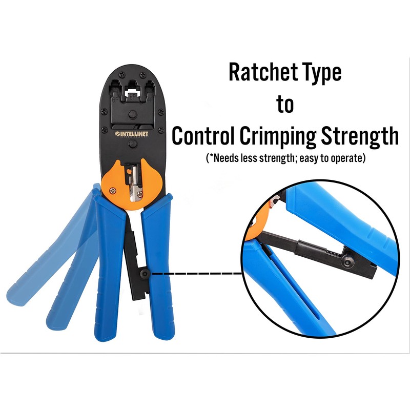 Pinza P/Crimpear Rj11/Rj12/Rj45