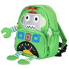 Cartoon Robot Pattern Kids Anti lost Backpack Schoolbag with Safety