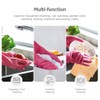 YSLON Rubber Dishwashing Glove Kitchen Cleaning Gloves 3-Pairs,Waterproof Reuseable.(Pink,Small)