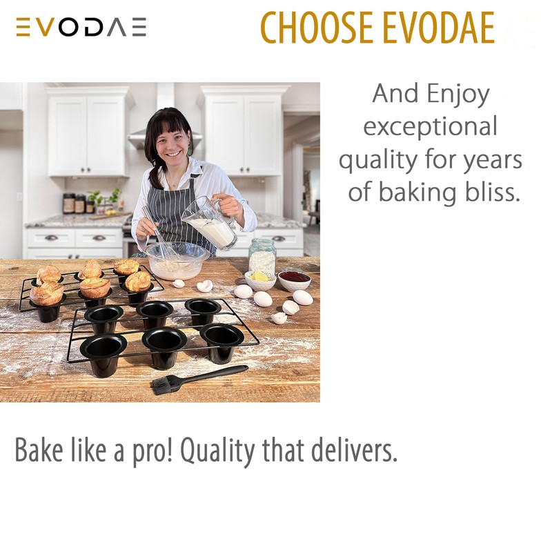 EVODAE® Popover Pans in Holiday Gift Box – Set of