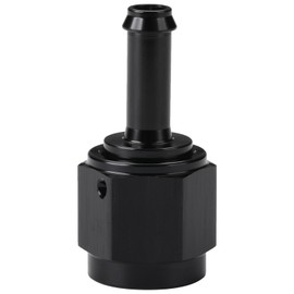Podavelle 6AN Female to 1/4 Barb Hose Fitting Adapter Straight Swivel Aluminum Black