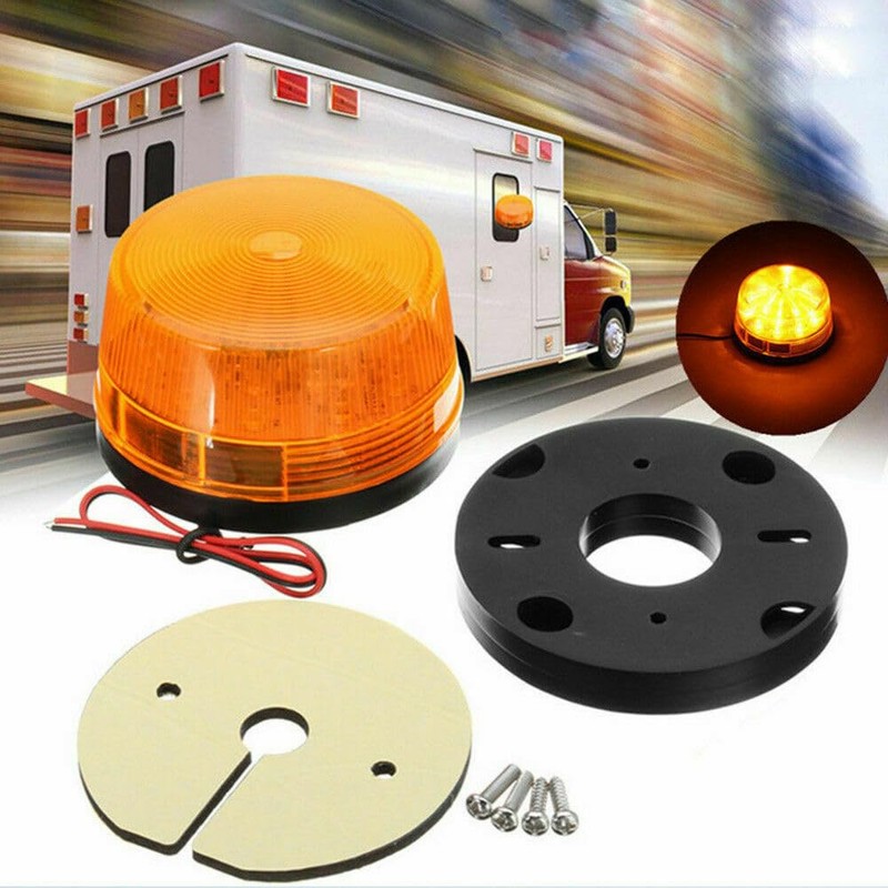 Emergency Warning Light, Riloer 12V Led Flashing Strobe Light Warning
