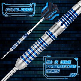 WIN.MAX Darts Tungsten Darts Steel Tip Darts Set (20g, 22g, 23g, 24g, 26g, 28g) - 3PCS Razor Edge Darts Set Professional Darts with Accessories, Including 3 Extra Flights