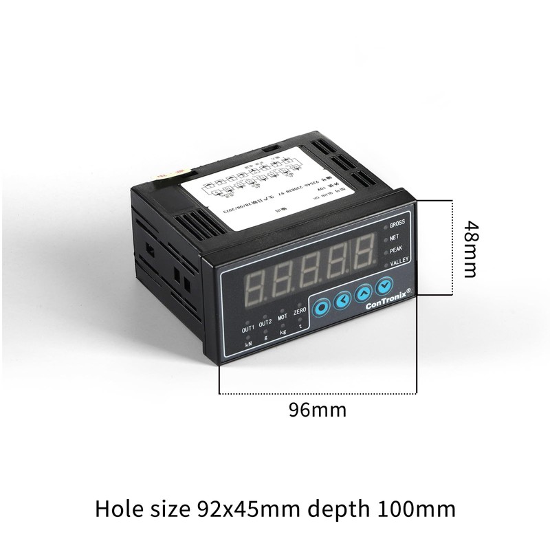 Load Cell Sensor Indicator Display,Supply AC100-240V,Weighing Transducer Batching Trasmitter,Two Sets
