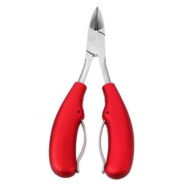 DECHOUS Precision Toenail Nipper Professional Curved Cuticle Cutter for Thick Nails Durable Stainless Steel Pedicure Tool for Seniors and Home Use