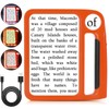 Amoper 5X 10X Full-Page Magnifying Glass with Light, Rechargeable Handheld