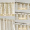 ZJDECOR 63 Inches Yellow Leaf Curtains with Grey Branches for