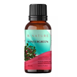 B Nature Aceite Esencial De Wintergreen Gaulteria 100 Ml Bnature