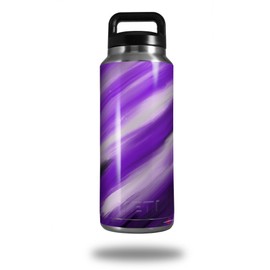 WraptorSkinz Skin Decal Wrap for Yeti Rambler Bottle 36oz Paint Blend Purple (YETI NOT INCLUDED)