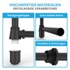 Bächlein Universal Cup Siphon for Washbasins and Washbasins (Matt Black),