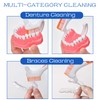 Pack of 4 Denture Toothbrushes, Denture Brush, with Multilayer Bristles