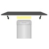 SPARES2GO Universal Anti-Condensation Moisture Absorbing Strip for Dishwasher (60cm)