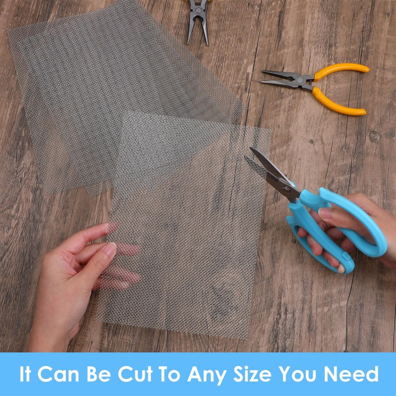 5 Pieces Welding Mesh, Reinforcing Stainless Steel Wire Mesh Screen,