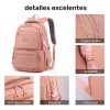 Pokachila Mochila Escolar Antirrobo Impermeable De Moda Para Niñas Segundarias