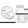 ProForce Lightning Sparring Headgear - Silver - Medium