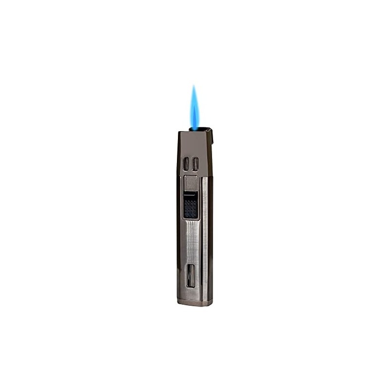 New Sleek Pen Single Flame Torch by Jetline (Gunmetal)