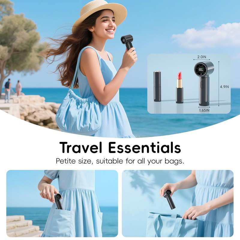 HandFan 4000mAh Mini Hand Fan(Black)