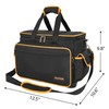 OUUTMEE 12 Inch Tool Bag with Waterproof Hard Bottom, Large