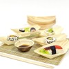 Wood Boat Plates,50 Pcs Bamboo Plates Wood Boat Plates Bamboo