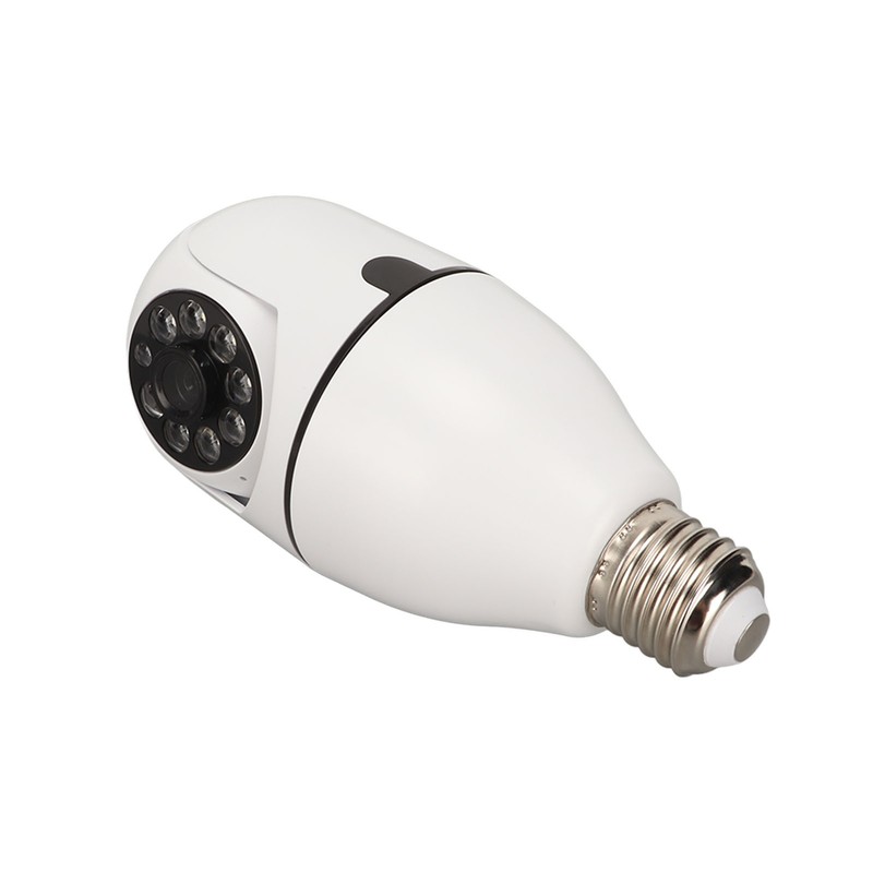 Light Socket Security Camera 1080P Wireless 2.4GHz WiFi Home Security