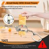 MINI Bear Trap Keychain That Works Fun keychain unzip keychain
