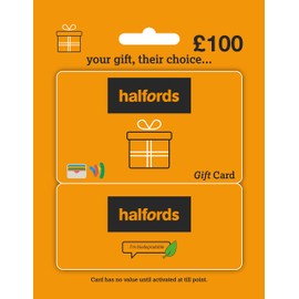 Halfords £100 - UK Redemption Only - Delivered by post
