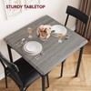 GAOMON Dining Table Set for 2, Kitchen Table with Upholstered