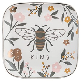 Flora Square Trinket Tray Large BEE