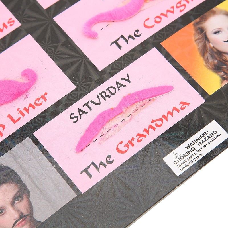 Fake Moustache Costume Fake Moustaches Pink Flannel Birthday