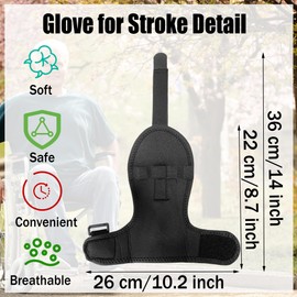 Stroke Hand Exercisers Gloves - Stroke Exercisers Equipment Accessories for Adults, Active Hands Gripping Aid Strengthener for Stroke Patients