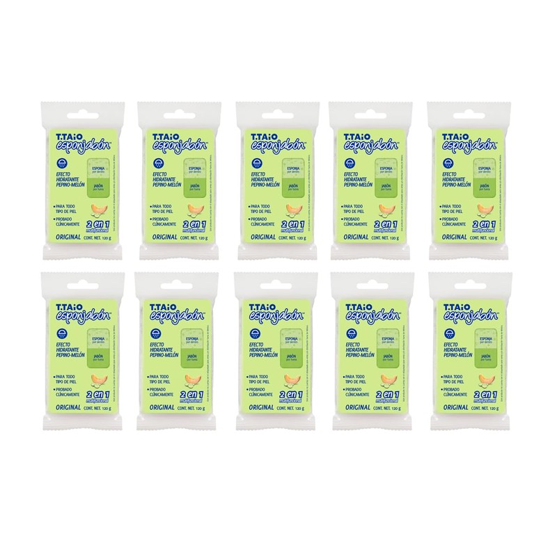 Jabón Corporal con Esponja Integrada 2 en 1, Exfoliación Suave,