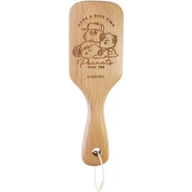 Snoopy Wood Paddle Brush, Brother, Approx. 8.1 x 2.6 x 2.6 inches (205 x 67 x 40 mm)