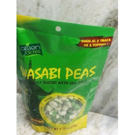 Nature’s Garden ShipN24Hours. New-Green Acres Wasabi Peas Lightly Dusted With Sea Salt. 2.75 oz.