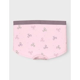 NAME IT Girls Nkfhipster 3P Barely Pink Bow Noos, Barely Pink