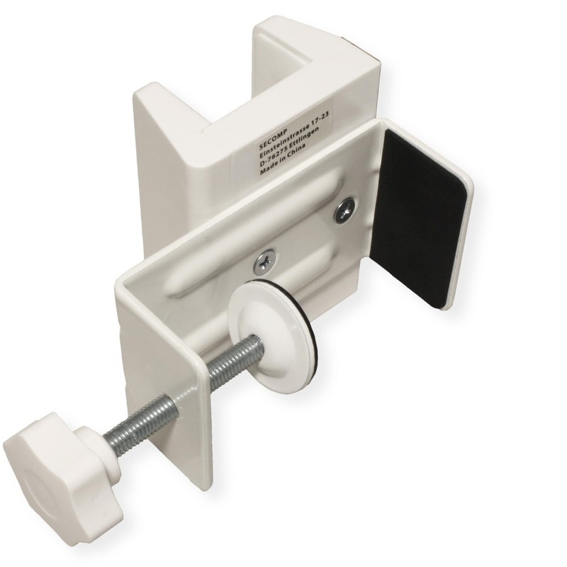 VALUE Table Base Clamp for Power Strip, White