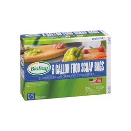 BioBag Small 3 Gallon Food Scrap Bags 125ct