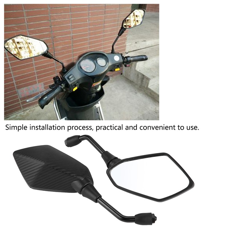 1 Pair Universal 10mm Left and Right Side Motorcycle Rear