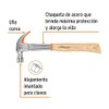 Truper Expert MO-16X, Martillo profesional, pulido espejo, uña curva, 16